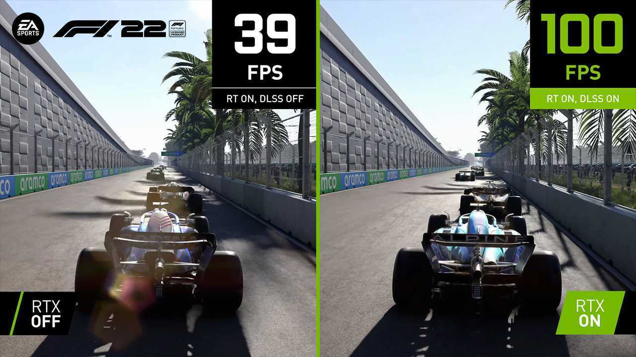 F1 ® 22 | 4K NVIDIA DLSS Comparison