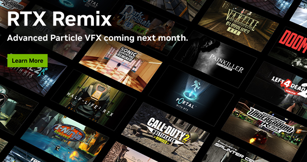 NVIDIA RTX Remix Advanced Particle VFX Update Released
