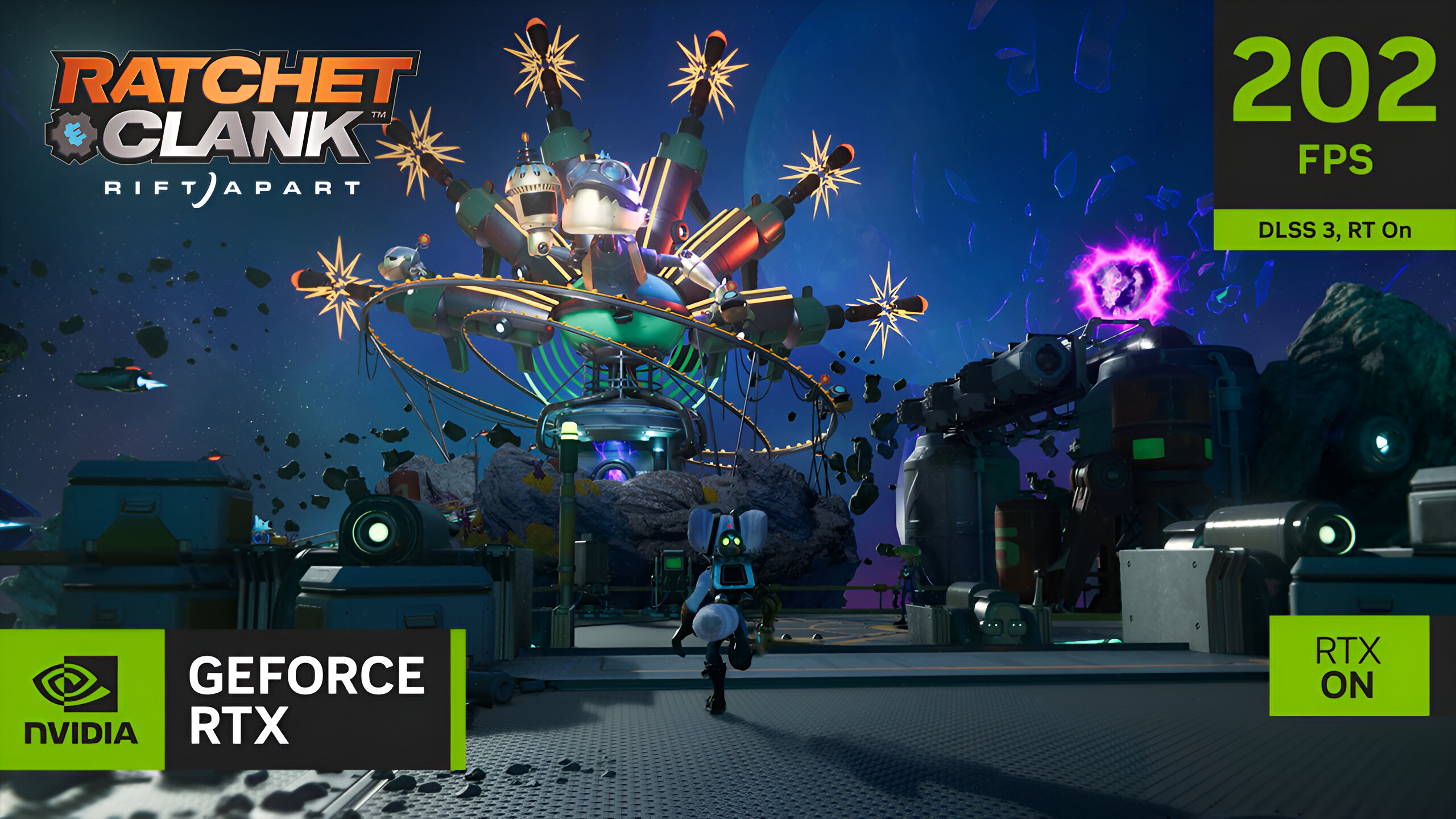 Ratchet Clank: Rift Apart | 4K DLSS 3 Gameplay Comparison