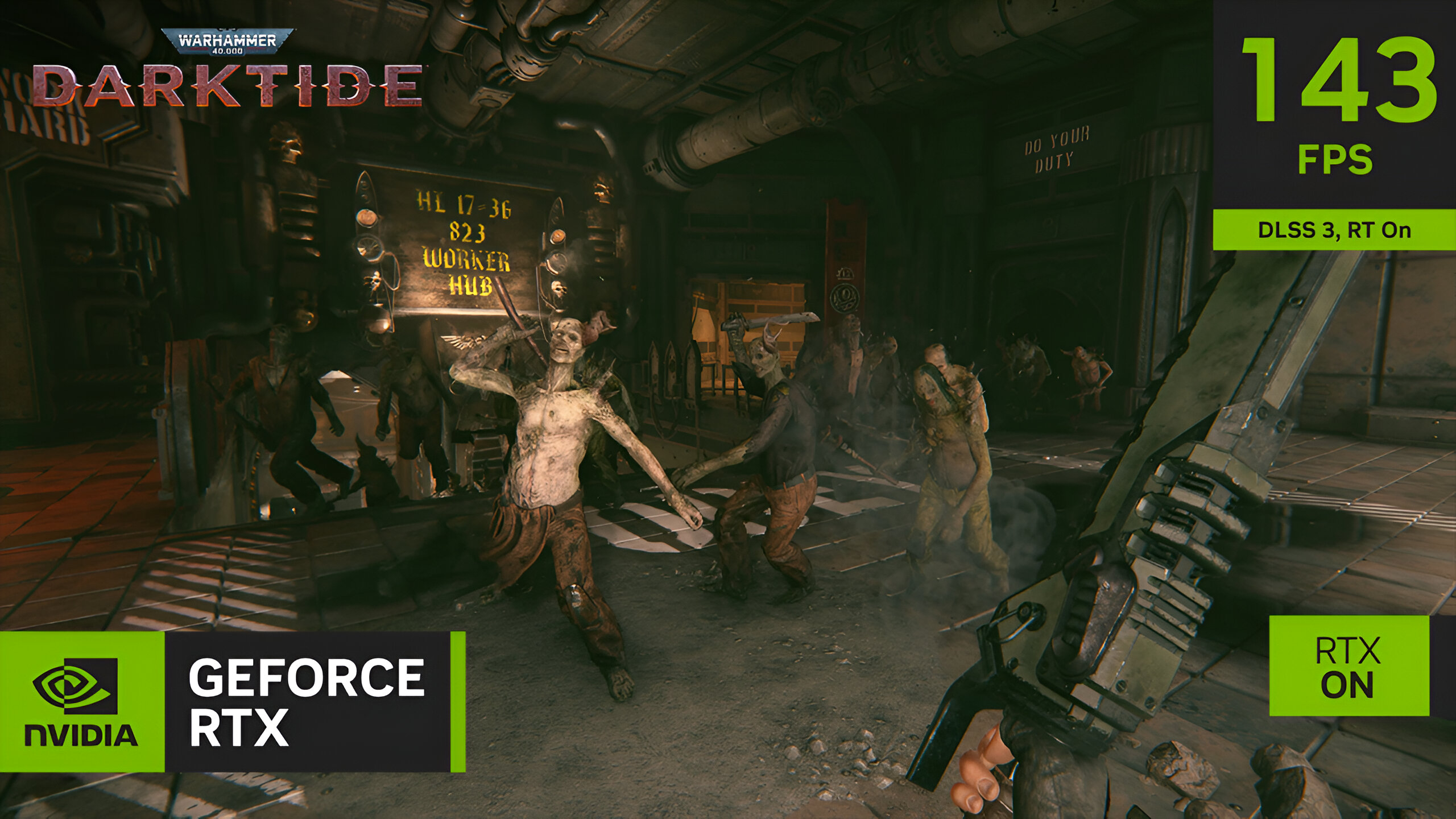 Warhammer 40,000: Darktide | 4K DLSS 3 Comparison