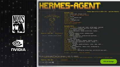 RTX AI Garage: Hermes Unlocks Self-Improving AI Agents, Accelerated on NVIDIA RTX PCs and DGX Spark