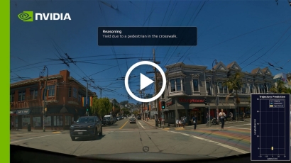 Video highlighting Alpamayo Reasoning Model for autonomous vehicles